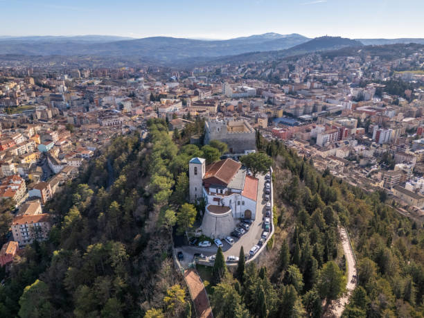 istock Park of Via Matris in Campobasso. 2192144497