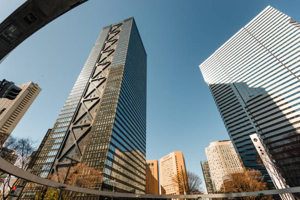 downtown building in tokyo