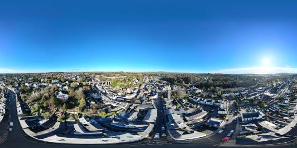 istock 360 aerial view over Tavistock town centre in Devon 2192156142