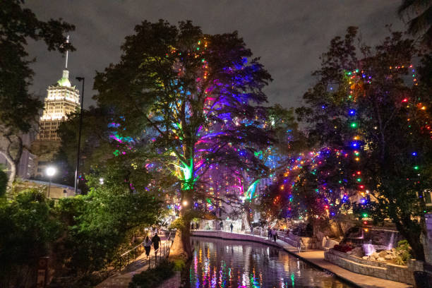 istock San Antonio by night, Texas, USA 2192156778