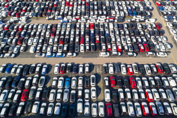 istock Storage Parking Lot Viewed from Above 2192157360