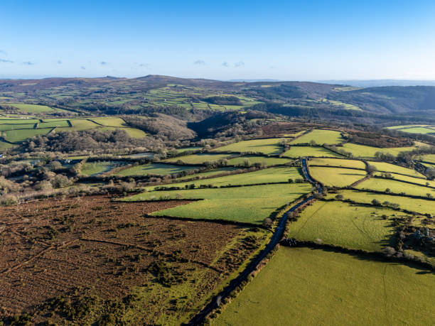 istock Rolling hills of Dartmoor in Devon 2192162450