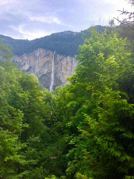 istock Swiss waterfall in Lauterbrunnen 2192164385