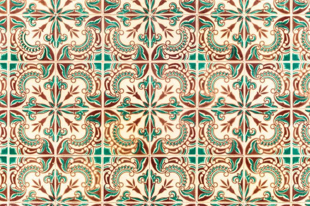 Portuguese ceramic tiles (Azulejos) as wall decoration