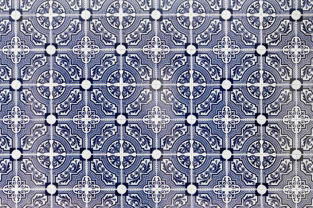 Portuguese ceramic tiles (Azulejos) as wall decoration