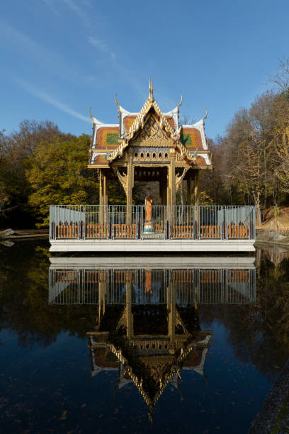 Thai temple in Westpark in Munich, Germany