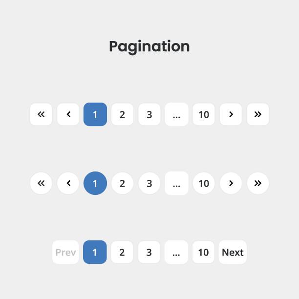 Pagination Query 260+ Pagination Stock Photos, Pictures & Royalty-Free Images - iStock