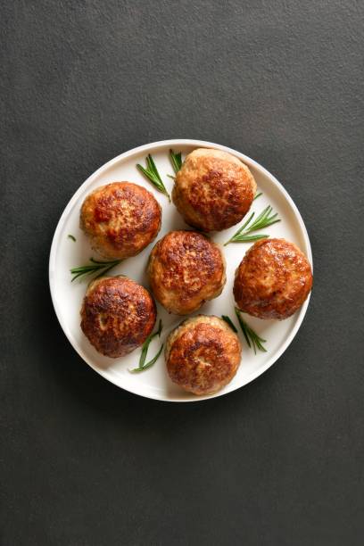 istock Homemade cutlets from minced meat 2192171356