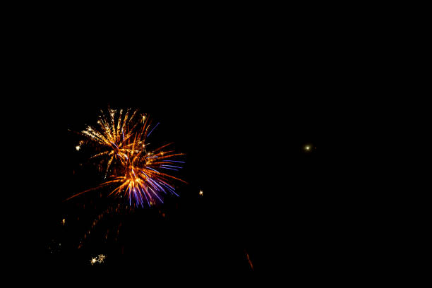 beautiful photos of fireworks captured while celebrating New Year's Eve