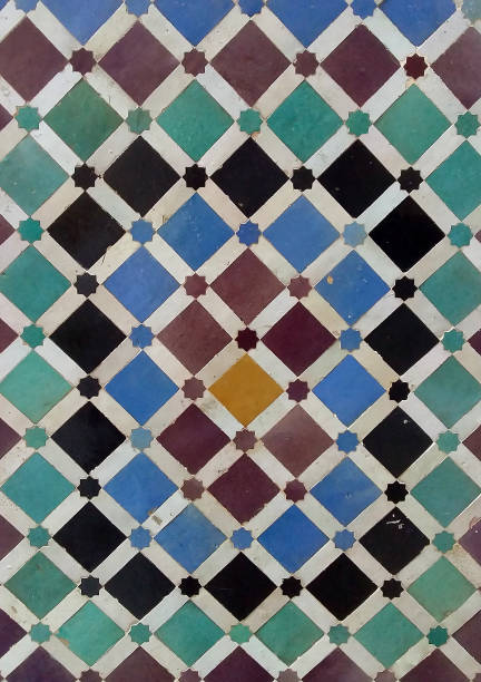 istock Traditional and handicraft zellige (tile) in Morocco 2192177142