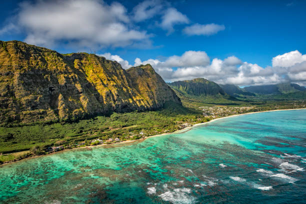 istock Aerial Landscape of Oahu 2192188135