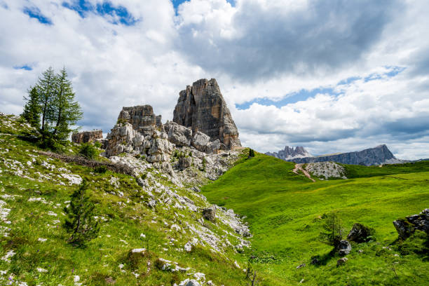 istock Another view to Cinque Torri in South Tyrol 2192193801