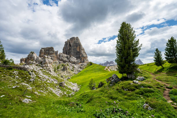 istock A view to Cinque Torri in Alto Aldige 2192194108