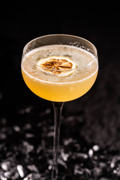 istock yellow citrus cocktail on a black background 2192196984
