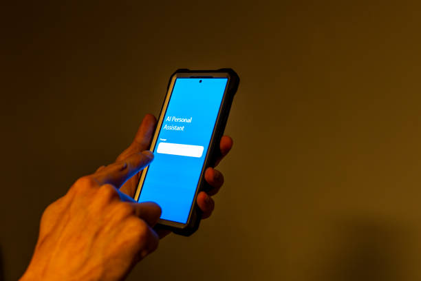 istock Person using AI personal assistance app on smartphone 2192197588