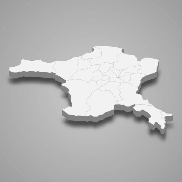 istock 3d isometric map of Ankara is a province of Turkey 2192198438