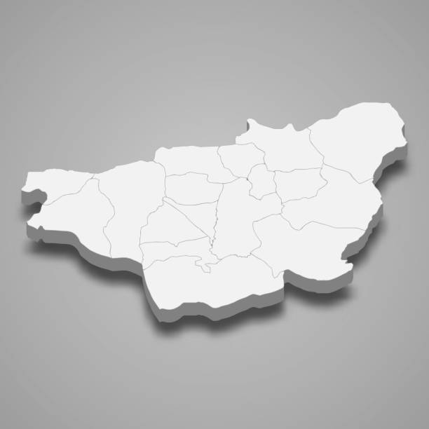 istock 3d isometric map of Diyarbakir is a province of Turkey 2192198476