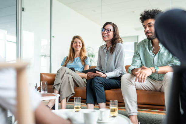 istock Diverse Team Meeting in Modern Office Space 2192200257