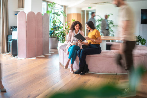 istock Diverse Female Colleagues in a Modern Office Environment 2192200298