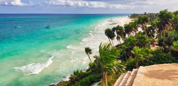istock Santa Fe beach,Caribbean Sea views,Tulum Maya ruins,Mexico 2192202509