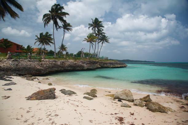 istock Beautiful tranquil Bany beach, Guardalavaca, Holguin province, Cuba 2192204097