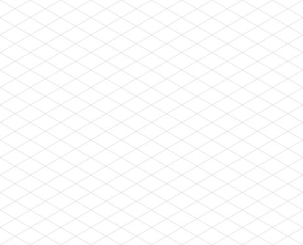 isometric grid gray gray isometric grid seamless pattern background creative graph backgrounds stock illustrations