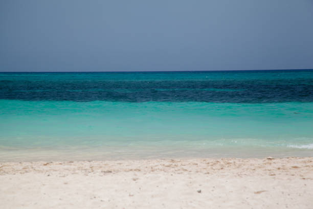 istock Beautiful tranquil sand beach, Guardalavaca, Holguin province, Cuba 2192204377