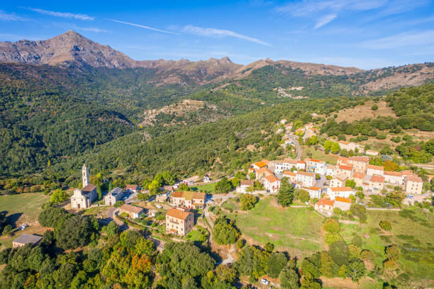 istock Olmi Cappella village, Corsica island 2192216126