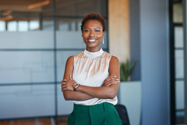 Confident Business Professional in Modern Office