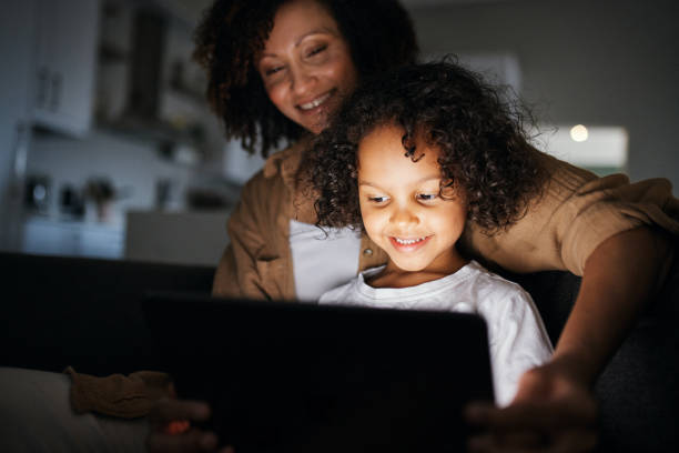 istock Learning Together: Mother and Child on Tablet 2192217449