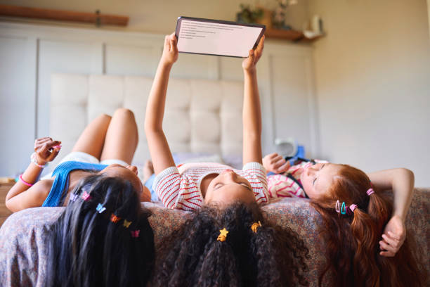 istock Tablet Time with Best Friends 2192218124