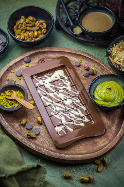 istock Preparing homemade Dubai chocolate with ingredients 2192218586