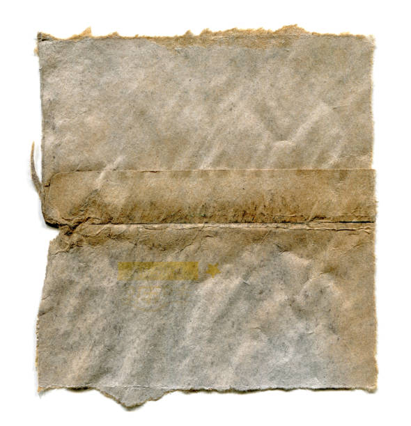 istock Old brown cardboard paper texture background isolated 2192218698