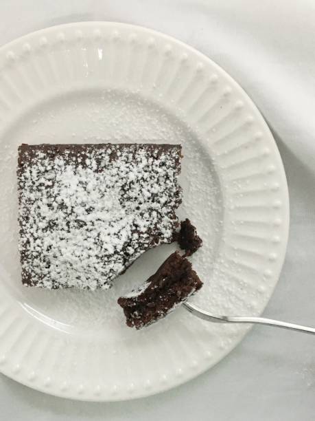 istock Homemade dark chocolate fudge brownies cake. 2192222832