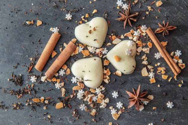 istock top view on heart-shaped cookies  and spices  arranged on a grey slate background 2192223196