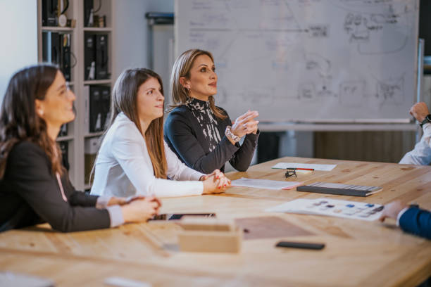 istock Professional team brainstorming during a collaborative business meeting at the office 2192225441