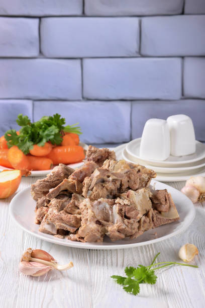 istock pork and beef bones with leftover meat after cooking broth 2192227474