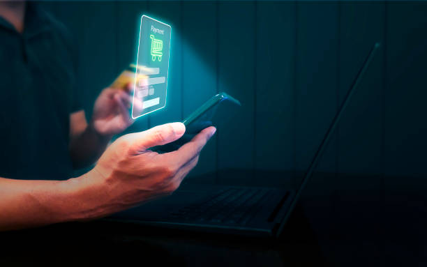 istock Man using smartphone online payment and shopping online, online banking digital technology, purchases, digital marketing, bank, banking applications, Financial transaction and global business online. 2192228997