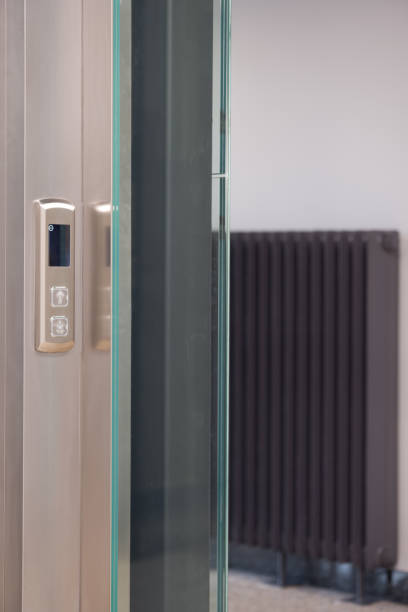 istock Modern Elevator Door and Radiator Detail 2192231159