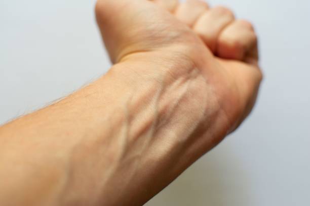 istock Close-up of hand veins 2192234502