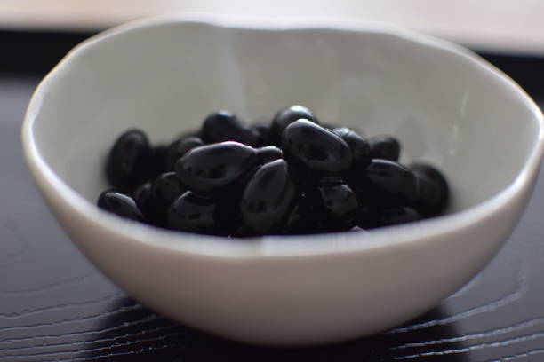 Black beans, a traditional dish for celebrating the New Year