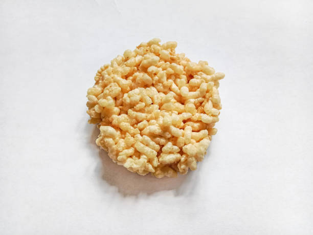 istock Rengginang or rice cracker, traditional snacks made from glutinous rice, savory and crunchy. Rice crackers isolated on white background. 2192244056