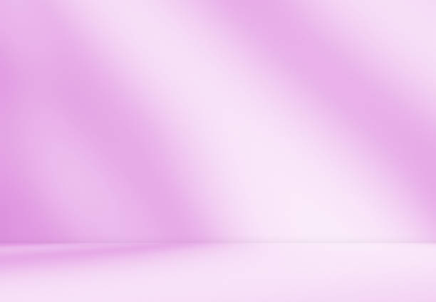 istock Empty pink purple room studio with shadow of leaves effect on the wall and floor. 2192248023