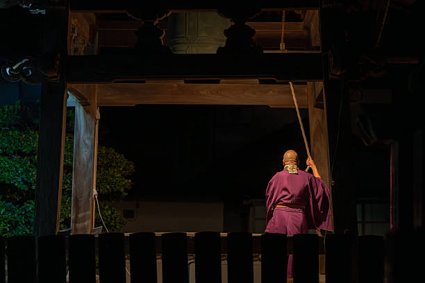 istock A monk ringing a bell to celebrate the new year 2192251989