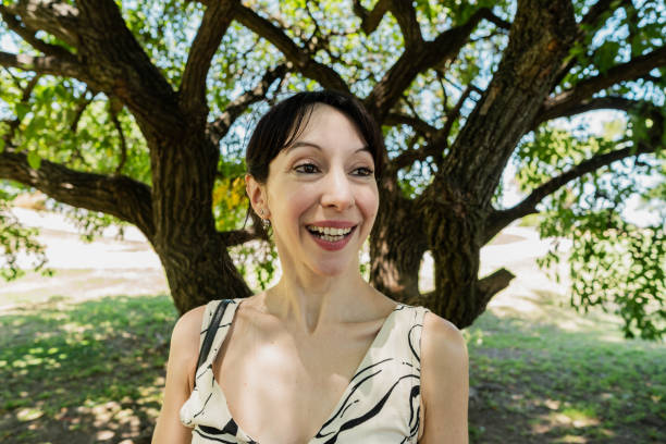 istock Mature woman contemplating in a public park 2192252013