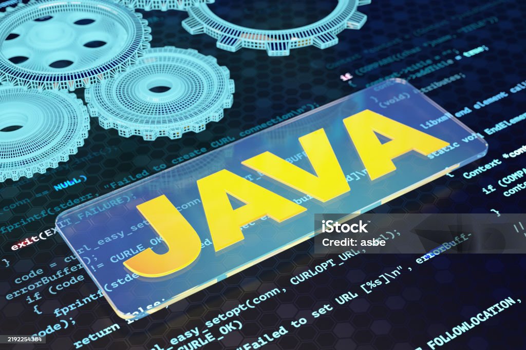 Java Programming Language Sign On Computer Code Stock Photo - Download ...