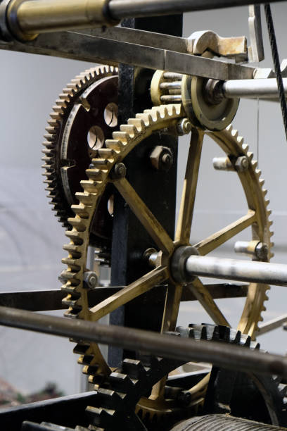 istock Intricate gears and mechanisms in a clockwork display showing craftsmanship and engineering at a workshop 2192254780