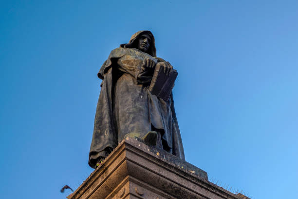 istock giordano bruno sculpture rome Italy 2192255588