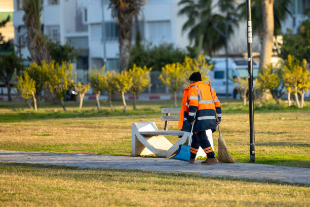Turkey, Antalya-January 03,2025: Municipal workers cleaning the streets