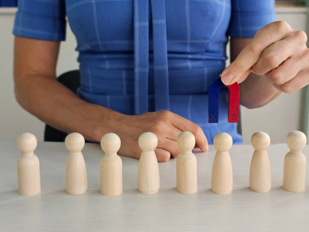istock Attract leads and customers with Magnet. Business Management concept 2192257556